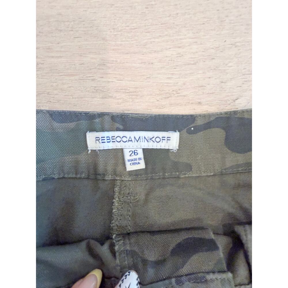 Rebecca Minkoff Camo Skirt 26 - Picture 2 of 3